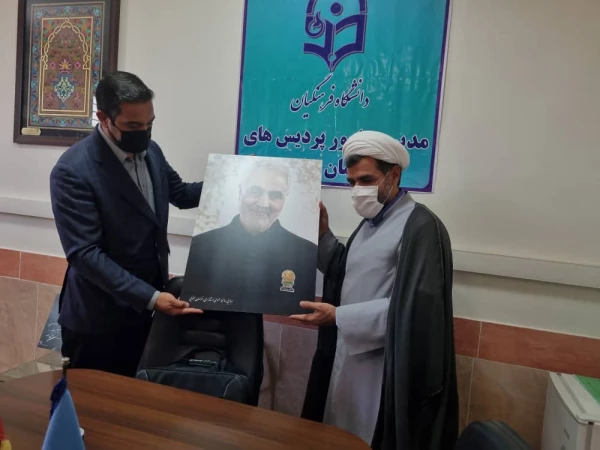 دیدار مشاور استاندار در روابط عمومی استانداری خراسان جنوبی با سرپرست مدیریت امور پردیسهای دانشگاه فرهنگیان  2