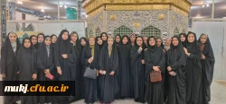 به مناسبت آغاز هفته دولت غبارروبی وعطر افشانی مزارمطهر شهدا توسط دانشجویان خواهر  3