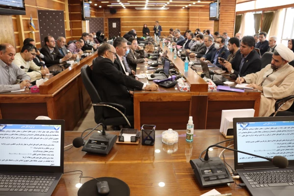 حضور رئیس، دبیرعلمی و دبیراجرایی سومین همایش ملی الهیات در نشست شورای سیاست گذاری همایش های دانش آموزش محتوا pck 3