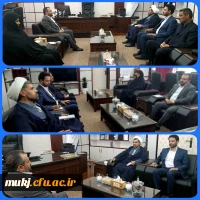 دیدار سرپرست پردیس های دانشگاه فرهنگیان خراسان جنوبی با رئیس سازمان برنامه و بودجه استان 3