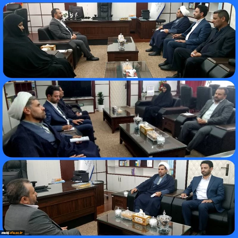 دیدار سرپرست پردیس های دانشگاه فرهنگیان خراسان جنوبی با رئیس سازمان برنامه و بودجه استان 3