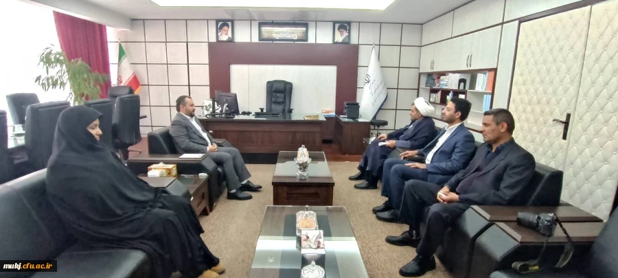 دیدار سرپرست پردیس های دانشگاه فرهنگیان خراسان جنوبی با رئیس سازمان برنامه و بودجه استان 2