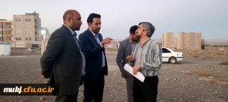 بازدید نماینده «نهاد ریاست جمهوری در حوزه پروژه های عمرانی» از پروژه های ساختمانی دانشگاه فرهنگیان خراسان جنوبی