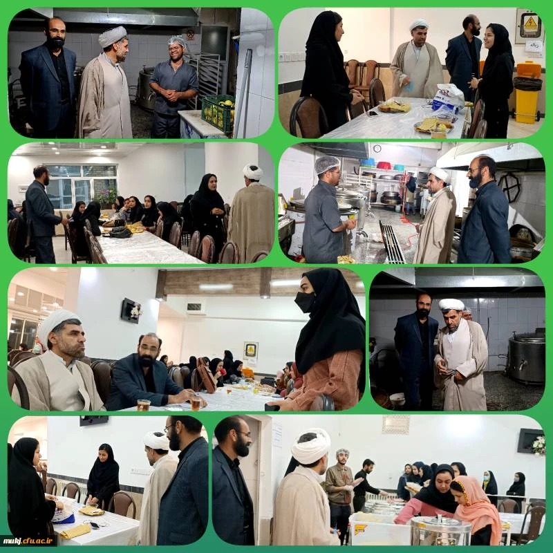 بازدید سرزده سرپرست مدیریت امور پردیس های دانشگاه فرهنگیان خراسان جنوبی از سلف و سرویس پردیس امام سجاد(علیه السلام) بیرجند 2