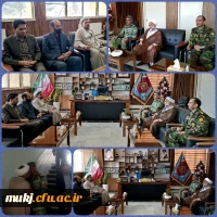 دیدار سرپرست مدیریت امور پردیس های دانشگاه فرهنگیان خراسان جنوبی با ارشد آجا در استان خراسان جنوبی و فرمانده قرارگاه عملیاتی لشکر ۳۰ 2