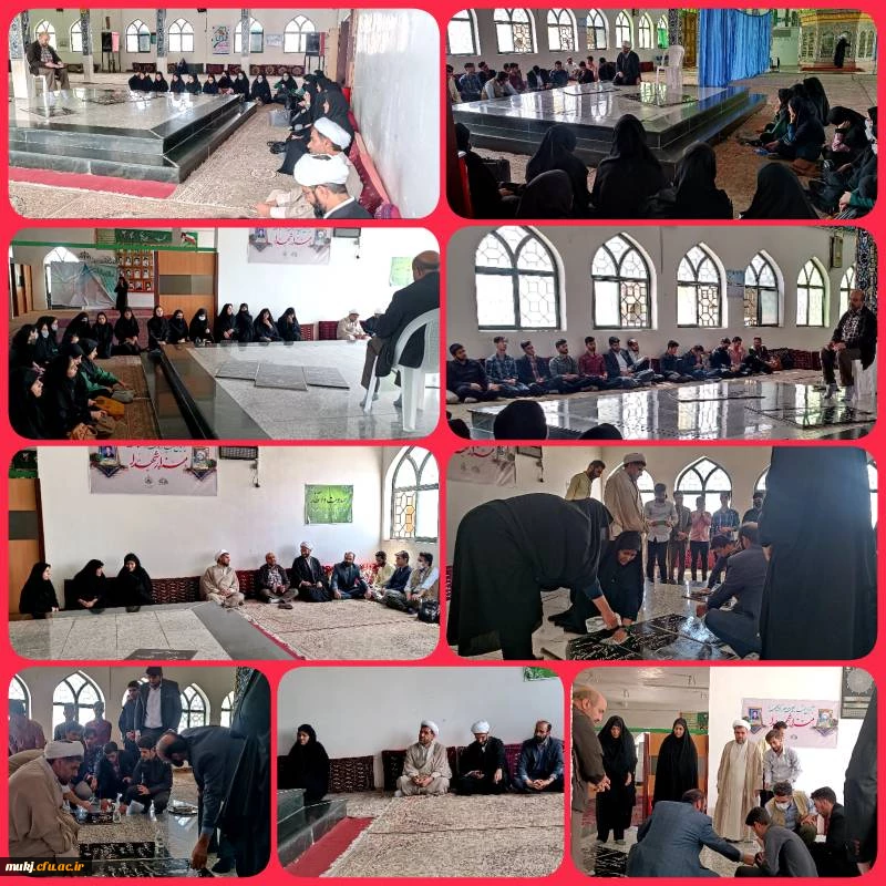 برگزاری ضیافت شهدا دانشجو معلمان دانشگاه فرهنگیان خراسان جنوبی در مزار شهدا و امامزادگان باقریه بیرجند
 2