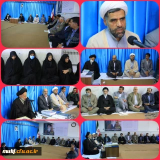 دیدار اعضای هیئت اندیشه ورز بسیج فرهنگیان با آیت الله عبادی نماینده ولی فقیه درخراسان جنوبی