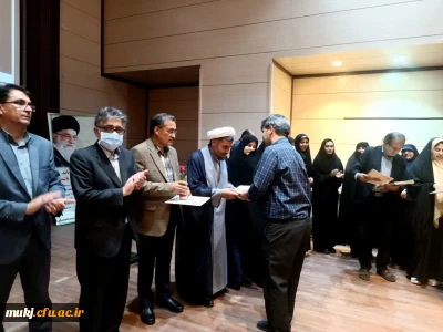 مراسم گرامیداشت روز معلم با حضور سرپرست مدیریت امور پردیس های دانشگاه فرهنگیان خراسان جنوبی در مرکز آموزش عالی بنت الهدی صدر فردوس