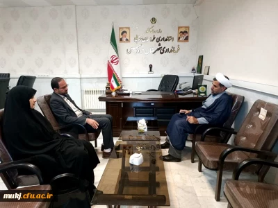 دیدار سرپرست مدیریت امور پردیس های دانشگاه فرهنگیان خراسان جنوبی با مهندس روشن فرماندار فردوس