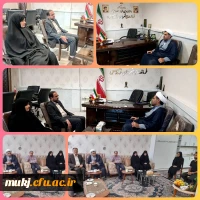 دیدار سرپرست مدیریت امور پردیس های دانشگاه فرهنگیان خراسان جنوبی با مهندس روشن فرماندار فردوس 3