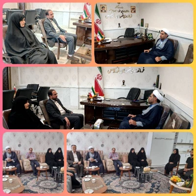 دیدار سرپرست مدیریت امور پردیس های دانشگاه فرهنگیان خراسان جنوبی با مهندس روشن فرماندار فردوس 3