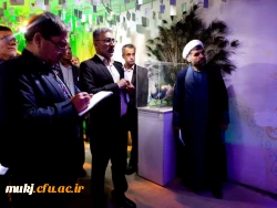  بازدید مدیران استانی بازدید مدیران استانی امور پردیس های دانشگاه فرهنگیان کشور از نمایشگاه مهدویت اصفهان 
 3