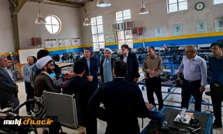 بازدید سرپرست دانشگاه فرهنگیان خراسان جنوبی از مرکز آموزش فنی و حرفه ای استان