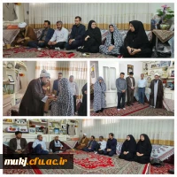 دیدارسرپرست دانشگاه فرهنگیان خراسان جنوبی با خانواده شهید فرهنگی مسعود اکبری در شهرستان سربیشه
 2