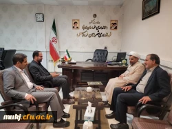 دیدار رئیس امور پردیس های دانشگاه فرهنگیان خراسان جنوبی با فرماندار فردوس 2