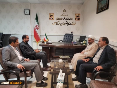 دیدار رئیس امور پردیس های دانشگاه فرهنگیان خراسان جنوبی با فرماندار فردوس