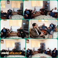 دیدار رئیس امور پردیس های دانشگاه فرهنگیان خراسان جنوبی با فرمانده سپاه انصار الرضا(ع) استان 2