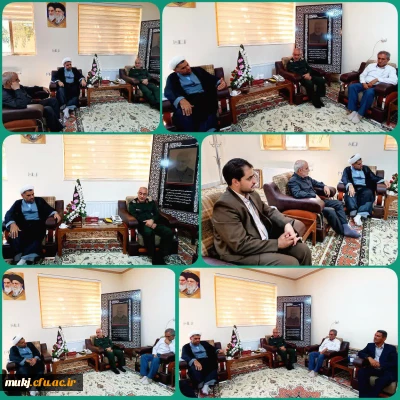دیدار رئیس امور پردیس های دانشگاه فرهنگیان خراسان جنوبی با فرمانده سپاه انصار الرضا(ع) استان