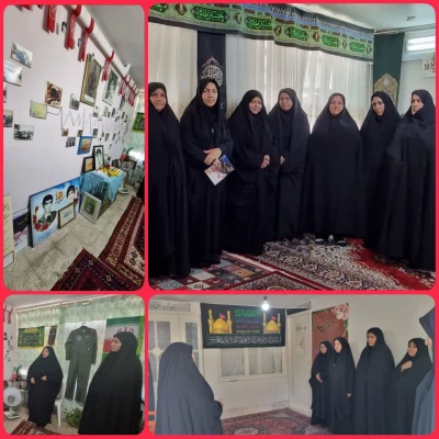 بازدید رئیس پردیس امام سجاد علیه السلام بیرجند و جمعی از کارکنان دانشگاه فرهنگیان استان از محل موزه خلبان شهید رئوفی فرد 2