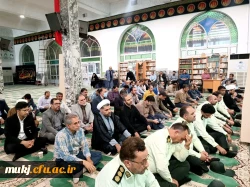 حضور رئیس امور پردیس های دانشگاه فرهنگیان خراسان جنوبی و معاونین در مراسم گرامیداشت شهدای دولت 2