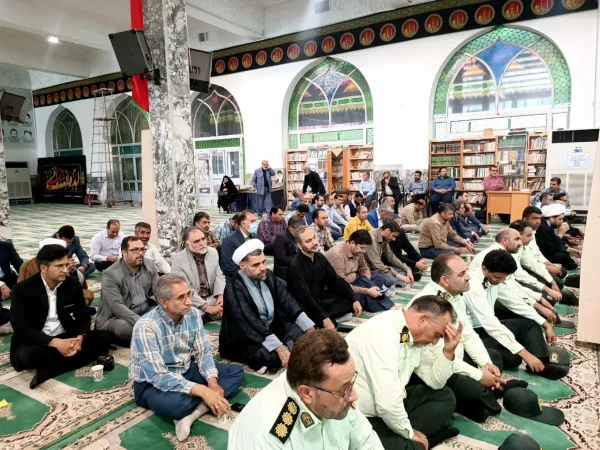 حضور رئیس امور پردیس های دانشگاه فرهنگیان خراسان جنوبی و معاونین در مراسم گرامیداشت شهدای دولت 2