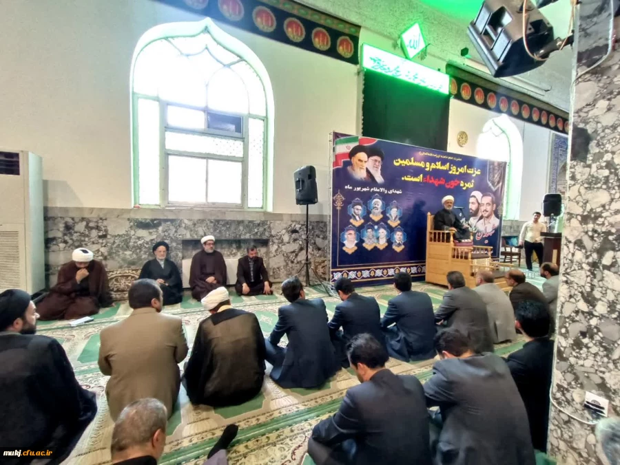 حضور رئیس امور پردیس های دانشگاه فرهنگیان خراسان جنوبی و معاونین در مراسم گرامیداشت شهدای دولت 3