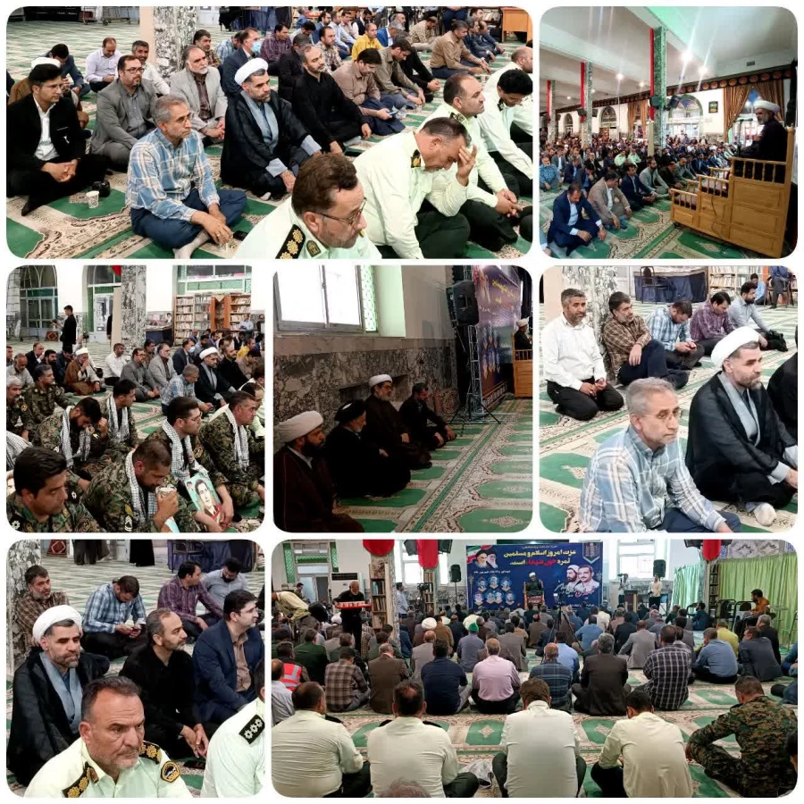 حضور رئیس امور پردیس های دانشگاه فرهنگیان خراسان جنوبی و معاونین در مراسم گرامیداشت شهدای دولت 4