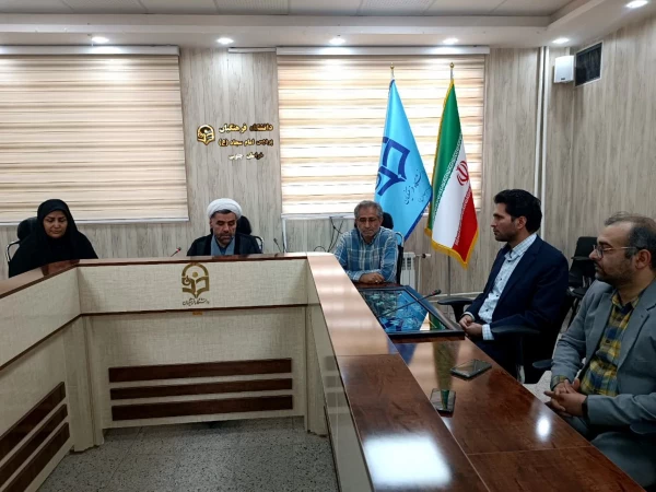 برگزاری آئین تکریم و معارفه معاون آموزشی، پژوهشی و فرهنگی پردیس امام سجاد علیه السلام بیرجند  3