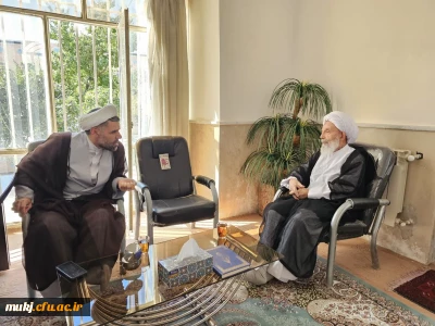 دیدار رئیس امور پردیس های دانشگاه فرهنگیان خراسان جنوبی با رئیس حوزه علمیه سفیران هدایت(مدرسه علمیه معصومیه)بیرجند