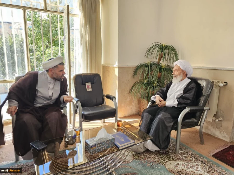 دیدار رئیس امور پردیس های دانشگاه فرهنگیان خراسان جنوبی با رئیس حوزه علمیه سفیران هدایت(مدرسه علمیه معصومیه)بیرجند 2