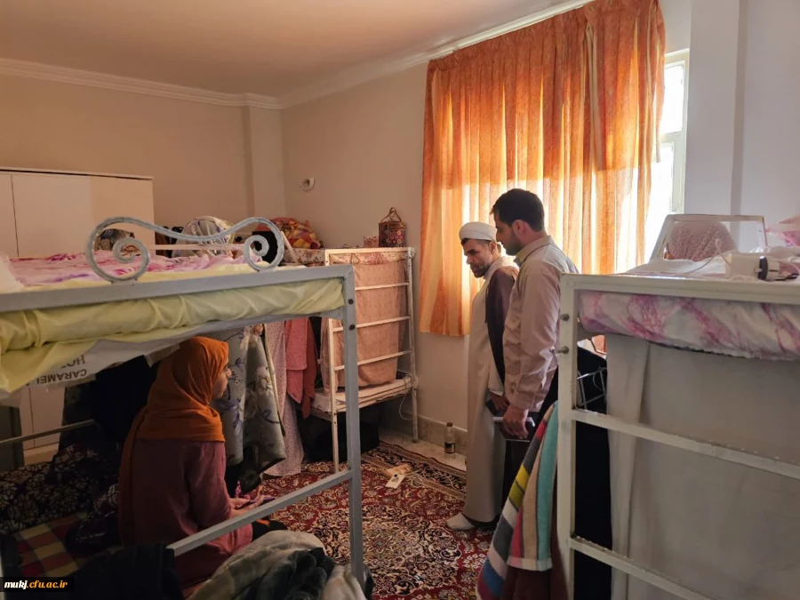 بازدید رئیس امور پردیس های دانشگاه فرهنگیان خراسان جنوبی از خوابگاه عفت پردیس امام سجاد(ع) بیرجند  2