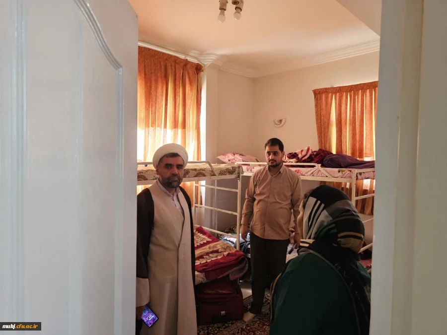 بازدید رئیس امور پردیس های دانشگاه فرهنگیان خراسان جنوبی از خوابگاه عفت پردیس امام سجاد(ع) بیرجند  2