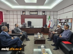 دیدار رئیس امور پردیس های دانشگاه فرهنگیان خراسان جنوبی با رئیس سازمان برنامه و بودجه استان 2