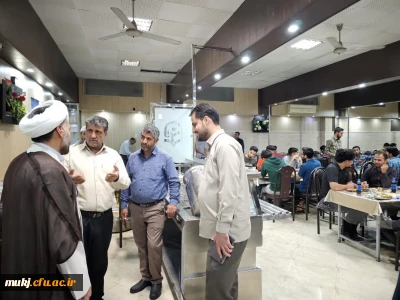 بازدید رئیس امور پردیس های دانشگاه فرهنگیان از سلف سرویس پردیس شهید باهنر بیرجند