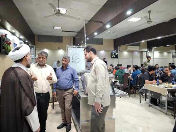 بازدید رئیس امور پردیس های دانشگاه فرهنگیان از سلف سرویس پردیس شهید باهنر بیرجند 2