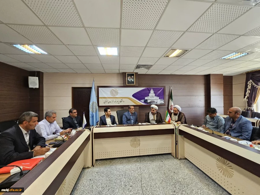 دیدار مدیریت ومسئولان دانشگاه فرهنگیان خراسان جنوبی رییس دانشگاه پیام نور استان 2