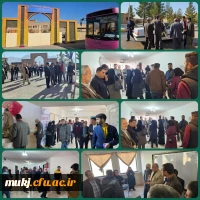 بازدید خبرنگاران و فعالان فضای مجازی در قالب اردوی راویان پیشرفت از مرکز آموزش شهید مدرس دانشگاه فرهنگیان قاین 2