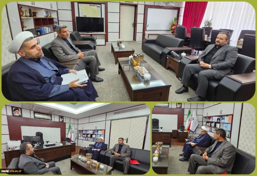 دیدار رئیس امور پردیس های دانشگاه فرهنگیان خراسان جنوبی با رئیس سازمان برنامه و بودجه استان 2