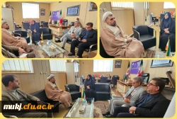 دیدار رئیس امور پردیس های دانشگاه فرهنگیان خراسان جنوبی با مسئول دفتر نمایندگی وزارت امور خارجه در استان 2