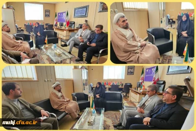 دیدار رئیس امور پردیس های دانشگاه فرهنگیان خراسان جنوبی با مسئول دفتر نمایندگی وزارت امور خارجه در استان