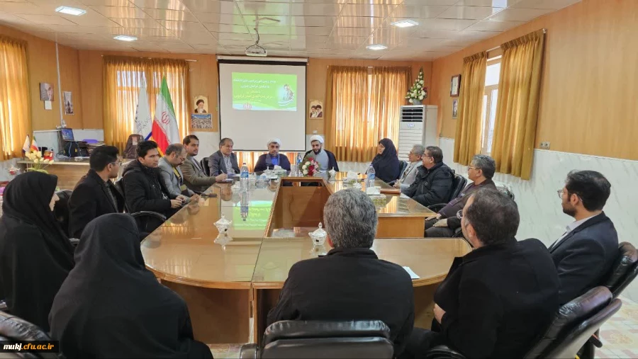 دیدار رئیس و معاونین امور پردیس های دانشگاه فرهنگیان خراسان جنوبی با مسئول و کارکنان مرکز آموزش عالی بنت الهدی صدر فردوس  2