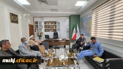 دیدار رئیس امور پردیس های دانشگاه فرهنگیان خراسان جنوبی با مدیر کل راه وشهرسازی استان  2