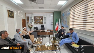 دیدار رئیس امور پردیس های دانشگاه فرهنگیان خراسان جنوبی با مدیر کل راه وشهرسازی استان 