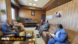 دیدار رئیس امور پردیس های دانشگاه فرهنگیان خراسان جنوبی با مدیرکل دیوان محاسبات استان 2