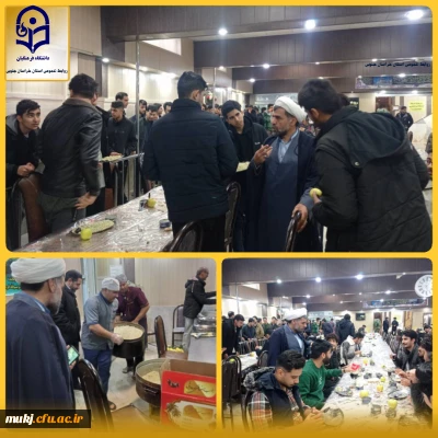 بازدید از سلف سرویس پردیس شهید باهنر و صحبت با دانشجویان 