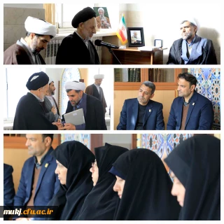 دیدار مسئولین دانشگاه فرهنگیان استان خراسان چنوبی با ایت الله عبادی نماینده ولی فقیه استان خراسان جنوبی