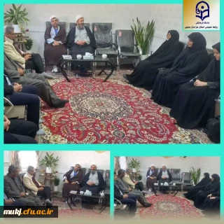 دیدار با حجت الاسلام والمسلمین شاکری امام جمعه شهرستان فردوس