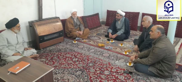 دیدار دکتر اکبری مطلق با حضرت آیت الله اصفهانی 2