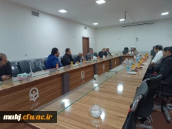 جلسه اکبری مطلق رئیس امور پردیس هایدانشگاه فرهنگیان خراسان جنوبی با کارکنان شهید مدرس قاین 3
