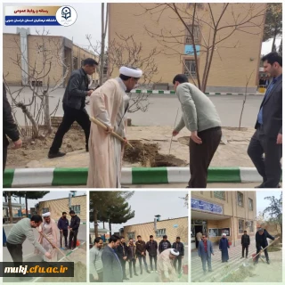 کاشت درخت به مناسبت روز درختکاری